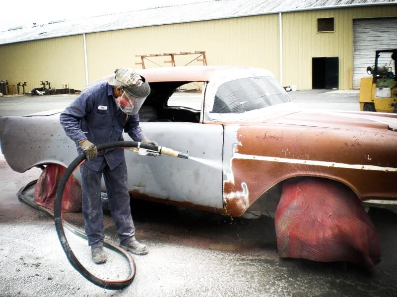 Automotive dust-free blasting and restoration project by Lakelands (project 5)