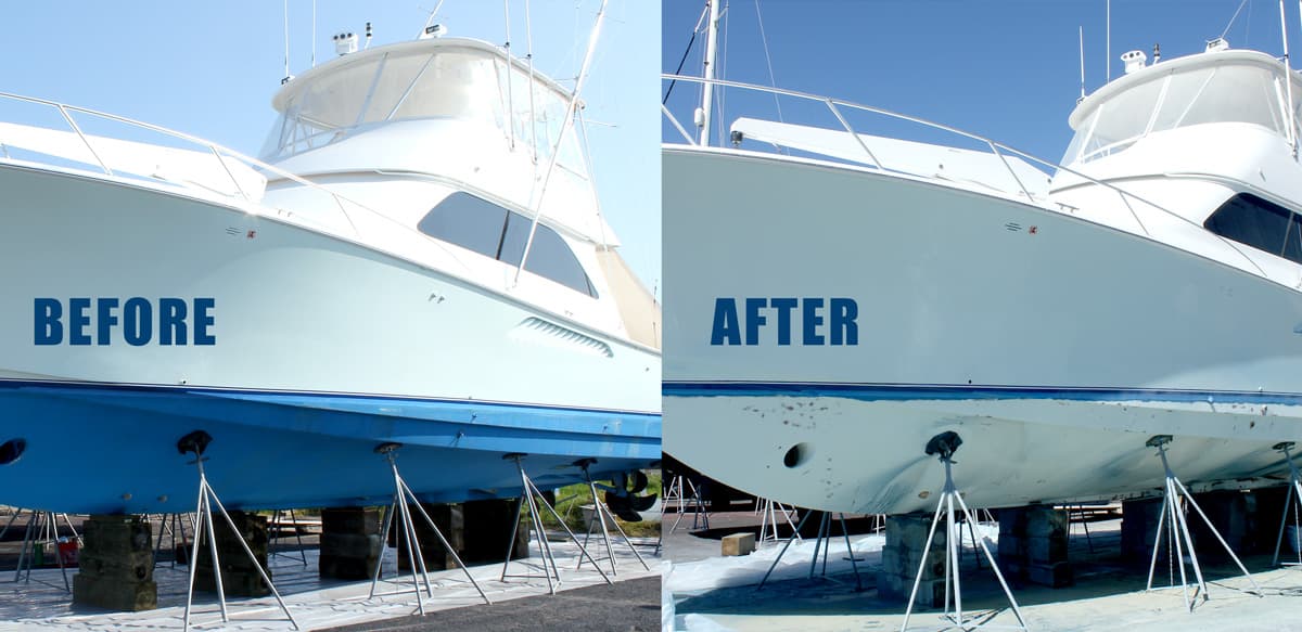 Marine dust-free blasting and restoration project by Lakelands (project 8)